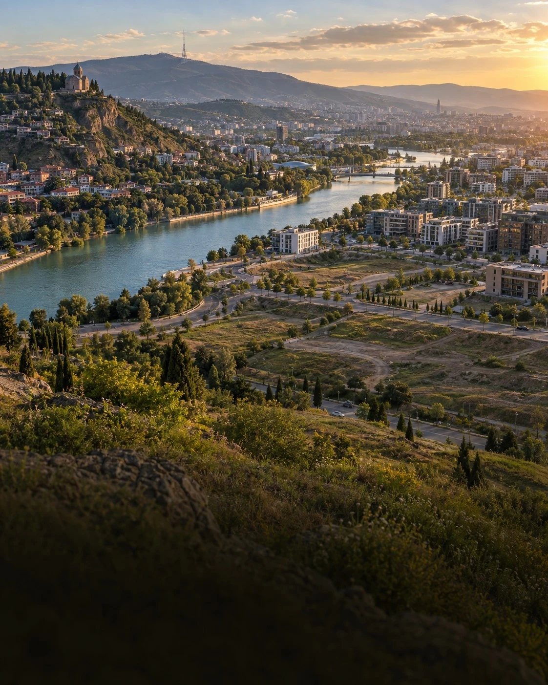 Tbilisi cityscape